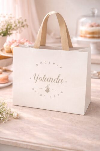 Sacola de papel cod023 31x24x21cm