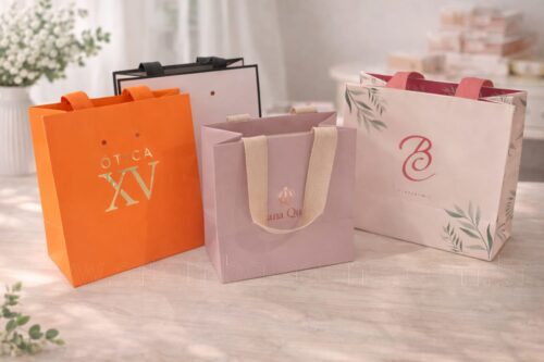 Sacola de Papel cod 015 15,5x15x8cm